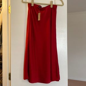 Jcrew gwyneth slip skirt size XS